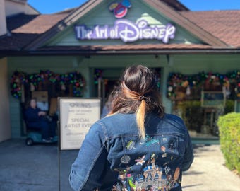Handgeschilderd Disney-jasje