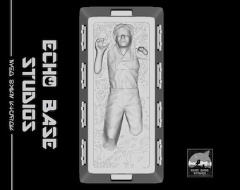 Lebensgroße Vintage 1981 Star Wars Han Solo in Carbonite Kenner Actionfigur 3D DRUCKDATEIEN!