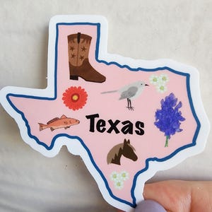 Sticker Texas Sticker Texas State Stickers Texas State roses Sticker Bonnet Blue Sticker cheval Sticker pêche Texas Sticker botte Texas Oiseau