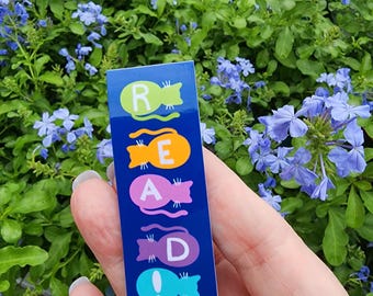 Cat Bookmark, Magnetic Book Lover Gift
