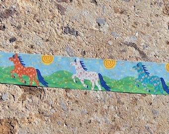 Washi Tape, Year of the Horse, Artistic Equine Decorative Journal Tape