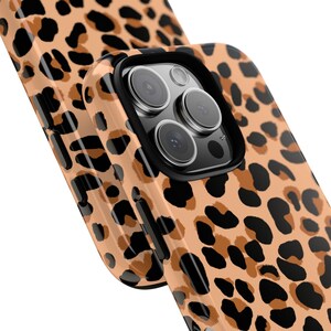 Leopard Print Phone Case: 3D Wrap, Shock Absorbent TPU Liner