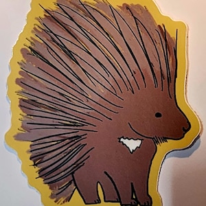 Groothandel Stekelvarkenstickers 3 inch vinylstickers bestellen