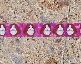 Guinea Pig Washi Tape, Cozy Pink Critter