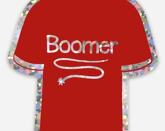 オクラホマ大学スピリットステッカー、OU、クリムゾン＆クリーム、ブーマー・スーナービニールステッカー