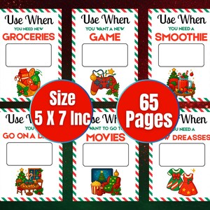 Christmas Gift Card Book, Printable Gift Card Book, Christmas Card Holder, Christmas College Care Package Kit, Personalized Gift Card Holder, 25 days of christmas, xmas gift card book, going away gift, diy gift card holder, gift card book, teen christmas gift, christmas countdown, college christmas, gift card holders, adult christmas gift, christmas gift cards, christmas gift kids, teacher christmas