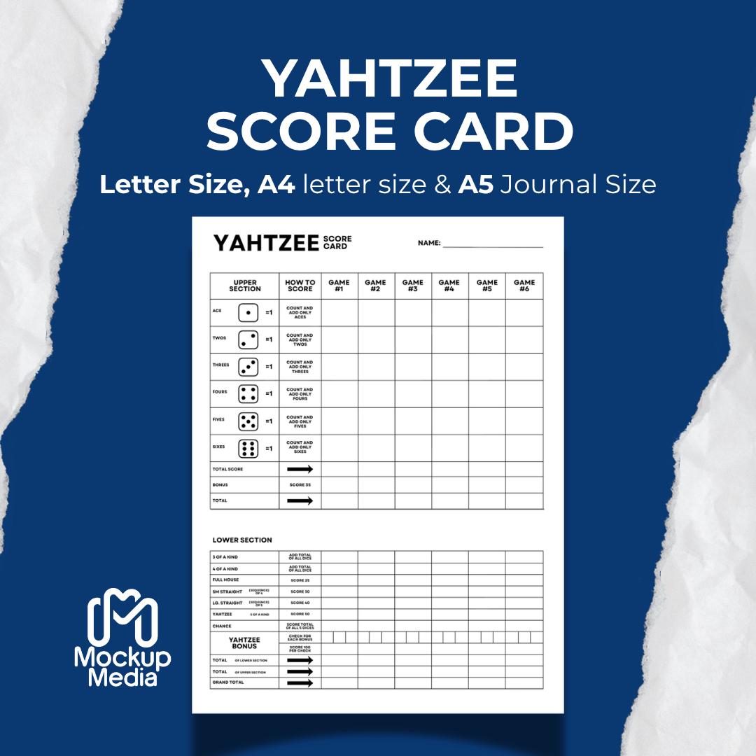 Yahtzee pdf - Etsy 日本