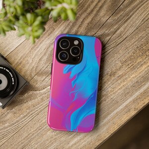Colorful Phone Case, Tough Cases with Vibrant Swirl Design, Perfect Gift for Tech Lovers, Fun Accessory for Any Occasion, Stylish Protection