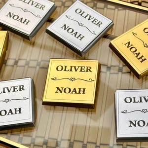 50 Pcs Wedding Chocolate Favors, Custom Chocolate, Customized Gold Chocolate, Party Vavors, Engagement Favors, Wedding Gift, Event Favors