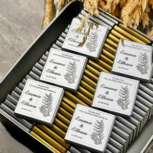 50 Stück Schokoladenbevorzugungen, Hochzeitsschokoladenbevorzugungen, Verlobungsschokolade, kundenspezifische Schokoladenbevorzugungen, Hochzeitsspiegel-Schokoladebevorzugungen für Gäste