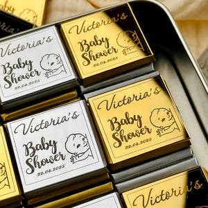 First Birthday Chocolate Favors, Baby Shower Favors, Customized Chocolate, Party Favors, Baby Girl Chocolate, Birthday Chocolate