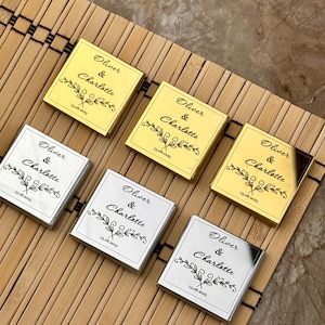 50 Schokoladengeschenke, Hochzeitsgeschenke für Gäste, Verlobungsschokolade, Hochzeitsgeschenke, maßgeschneiderte Schokolade, Plexiglas Schokolade