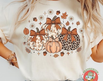Floral Pumpkin PNG, Fall Coquette Pumpkin PNG, Girly Autumn Pumpkin Clipart, Vintage Fall Sublimation Design, Tis The Season PNG, Cute Fall