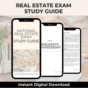 Real Estate Exam Study Guide, National Real Estate Review
