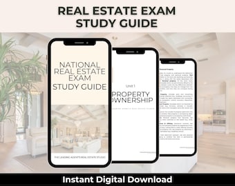 Real Estate Exam Study Guide, National Real Estate Review