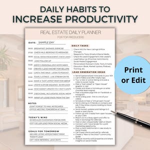 real estate productivity habits and lead generation