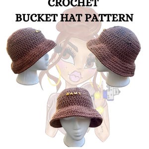 Simple Bucket hat crochet pattern