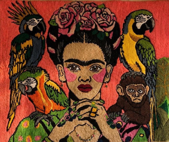 Frida Khalo Tufted Rug