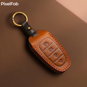 Leather Car Key Case For Hyundai, Car Key Case, Car Key Fob, Fob, Key Case For Hyundai, Car Key Accessories, Leather Car Key Cover, Gift