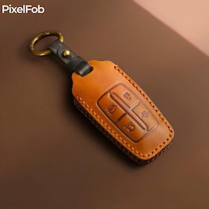 Leather Car Key Case For Hyundai, Car Key Case, Car Key Fob, Fob, Key Case For Hyundai, Car Key Accessories, Leather Car Key Cover, Gift