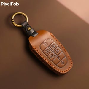 Leather Car Key Case For Hyundai, Car Key Case, Car Key Fob, Fob, Key Case For Hyundai, Car Key Accessories, Leather Car Key Cover, Gift