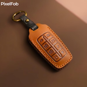 Leather Car Key Case For Hyundai, Car Key Case, Car Key Fob, Fob, Key Case For Hyundai, Car Key Accessories, Leather Car Key Cover, Gift
