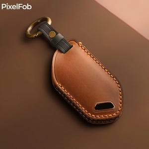 Leather Car Key Case for Kia, Car Key Case, Car Key Fob, Fob, Key Case for Kia, Car Key Accessories, Leather Car Key Cover, Gift