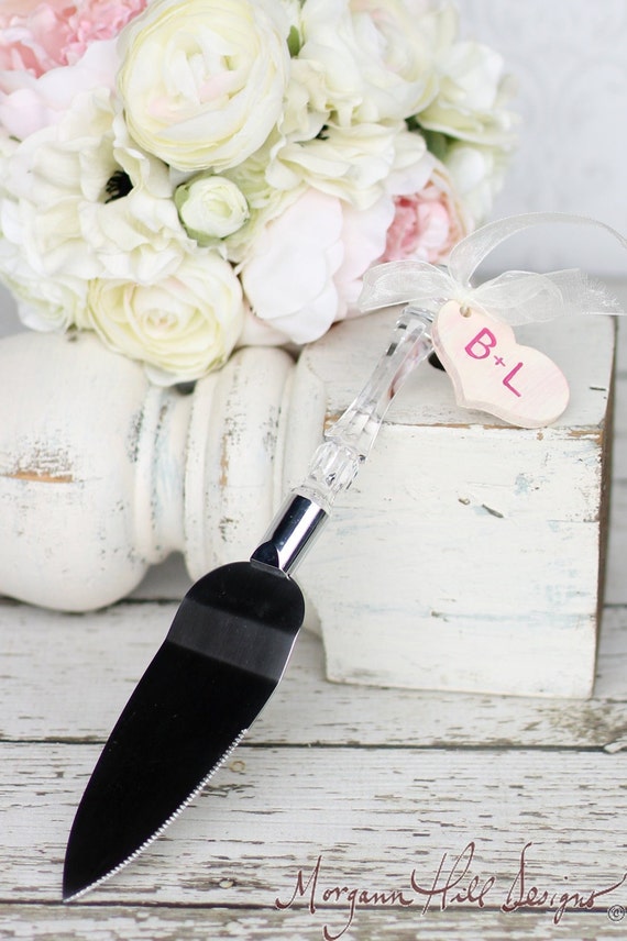 Items similar to Wedding Serving Knife Rustic Hand Painted Personalized