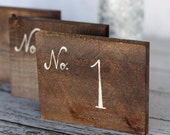 Rustic Table Numbers Calligraphy Barn Wood Wedding Decor Country Barn Shabby Chic (MHD20046)