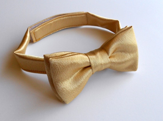 Boy Gold Bow Tie | Etsy