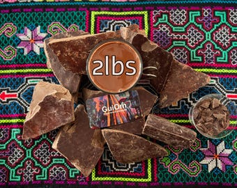 2 livres de pâte de cacao de cérémonie biologique : véritable criollo péruvien issu du commerce équitable