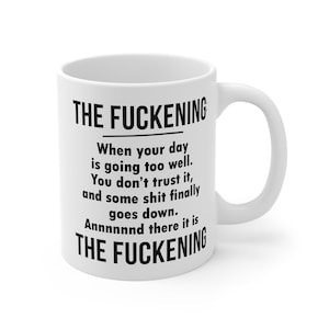 La putain de tasse : tasse de café drôle et sarcastique avec humour adulte