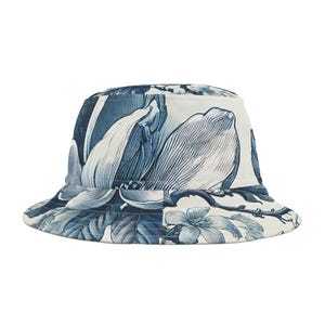 Floral Pattern Bucket Hat - Trendy Summer Accessory, Outdoor Wear, Beach Hat, Vacation Essential, Garden Party Style