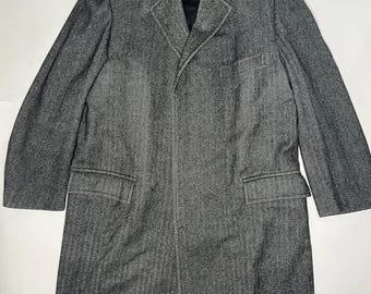 Vintage 1960's 1970's Original Lakeland Wool Tweed Clicker Coat