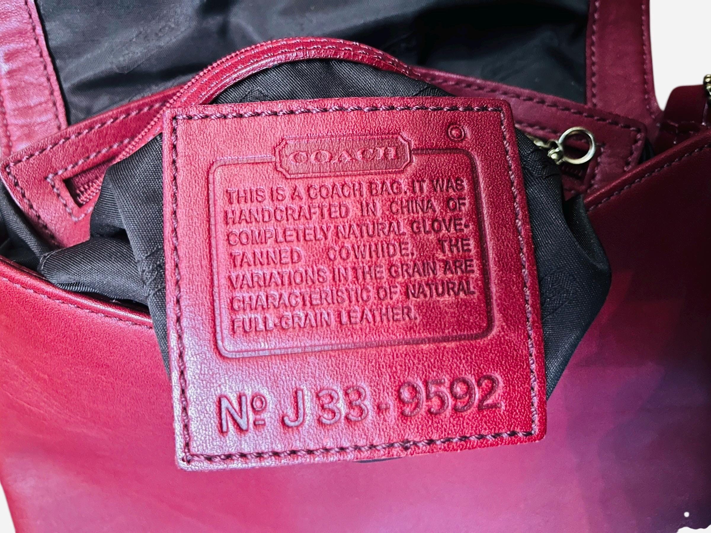 Vintage Coach Legacy Flap Red Leather Crossbody Messenger