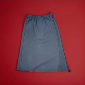 Vintage Chloe France Rock Unterm Knie Braun Unterhalb des Knies 1960er/1970er Jahre Sekretär Rock, made in France