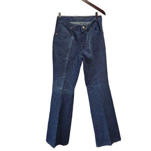 Vintage 70s Bell Bottoms Jeans Wide Ultra Flare Size 11/12