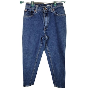 Vintage LEVI&#39;S 550 High Waist Relaxed Fit Tapered Leg MOM  Size 9 Jeans
