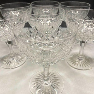 Thomas Webb Champagne Glass - Etsy
