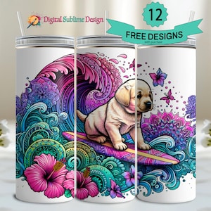 Labrador Retriever Tumbler Wrap Black Lab 20oz Tumbler Wrap Chocolate Lab Sublimation Design Black Labrador 20 oz Tumbler Wrap Yellow Lab