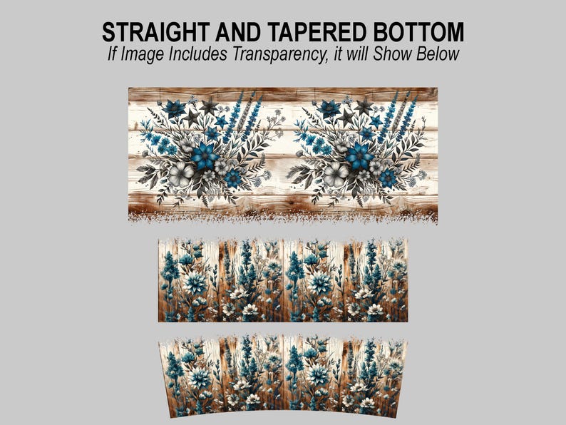 Western Flower 40oz Tumbler Wrap Rustic Floral Western Southwest 40 Oz ...