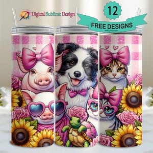Veterinary Tumbler Wrap PNG Veterinary 20 oz Vet Tech Woche Sublimations-Veterinarier-Cup png 20