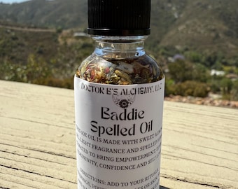 Baddie Spelled Oil for Feeling Empowered, Confident, Divine Femininity and Self Love