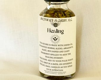 Healing Spelled Oil for Healing
