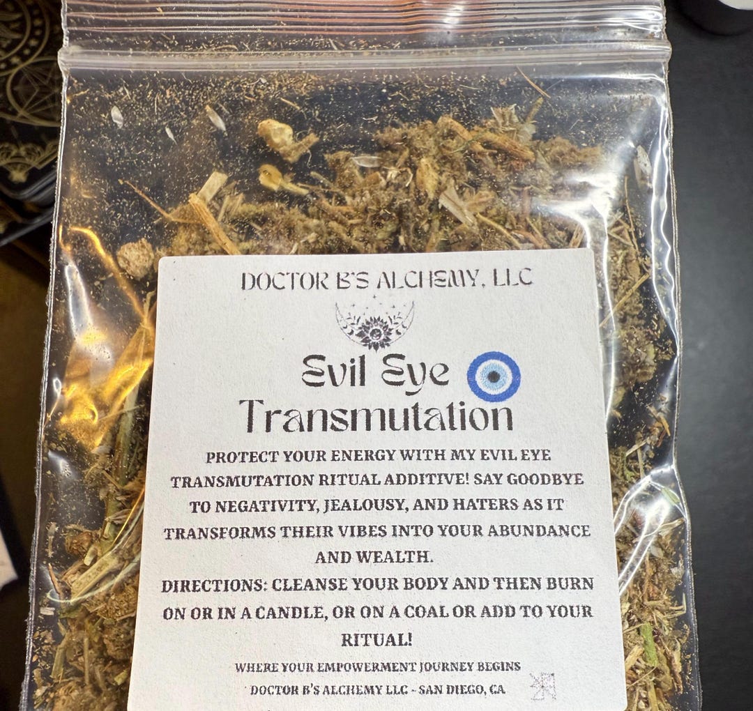 Evil Eye Transmutation Ritual Herbs - Etsy