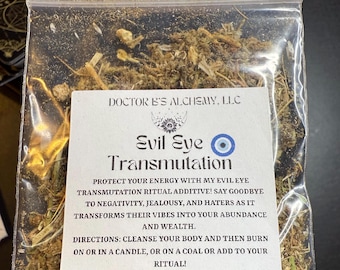 Evil Eye Transmutation Ritual Herbs - Etsy