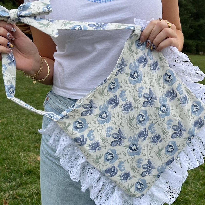 Ruffle Mini Tote Bag