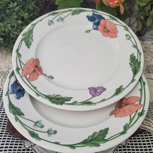 Villeroy and Boch Amapola Dishes - Etsy