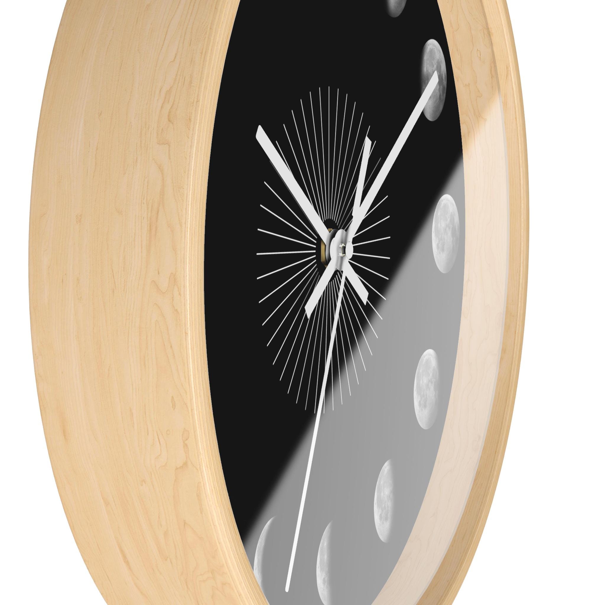 Celestial Moon Phase Wall Clock: Modern Lunar Decor - Etsy