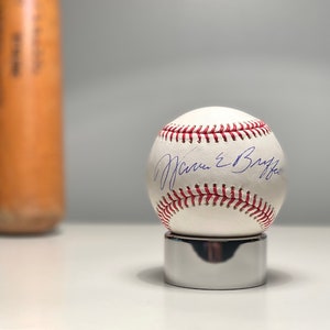 Ultra Premium Hochglanz Chrom Spiegel Autogramm signiert Baseball Tennis Ball Display Stand - hergestellt aus hochwertigen Flugzeugteilen